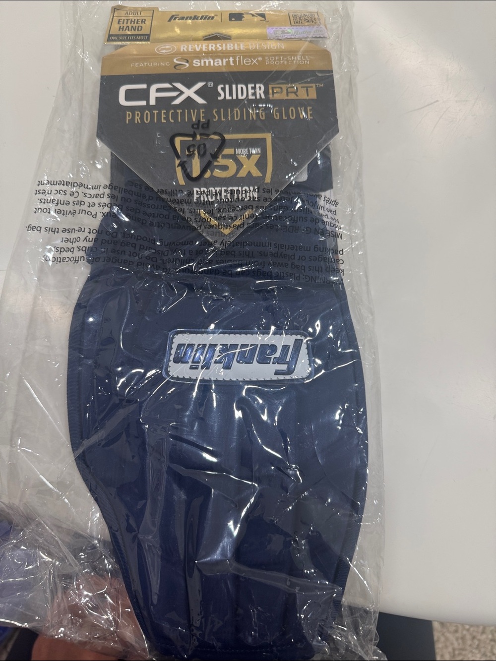 Franklin CFX Slider Protective Sliding Glove - Navy